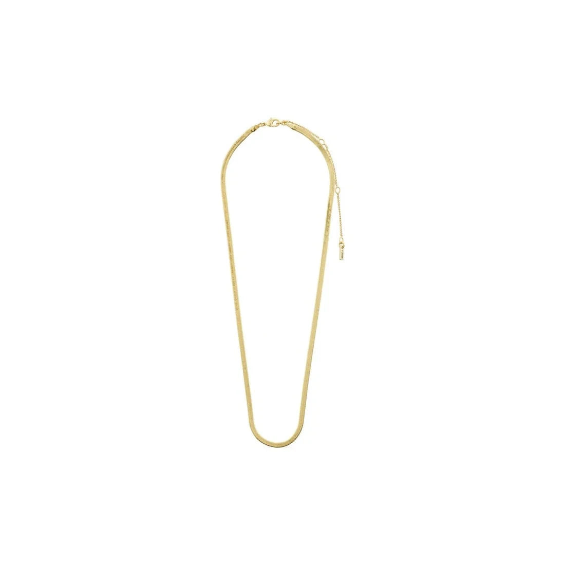 flat gold chain, layering necklace, minimalist gold jewelry