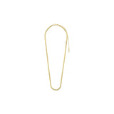 flat gold chain, layering necklace, minimalist gold jewelry