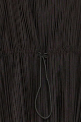 adjustable waist blouse women, modern black blouse, lightweight black top women, everyday black blouse, relaxed fit blouse women