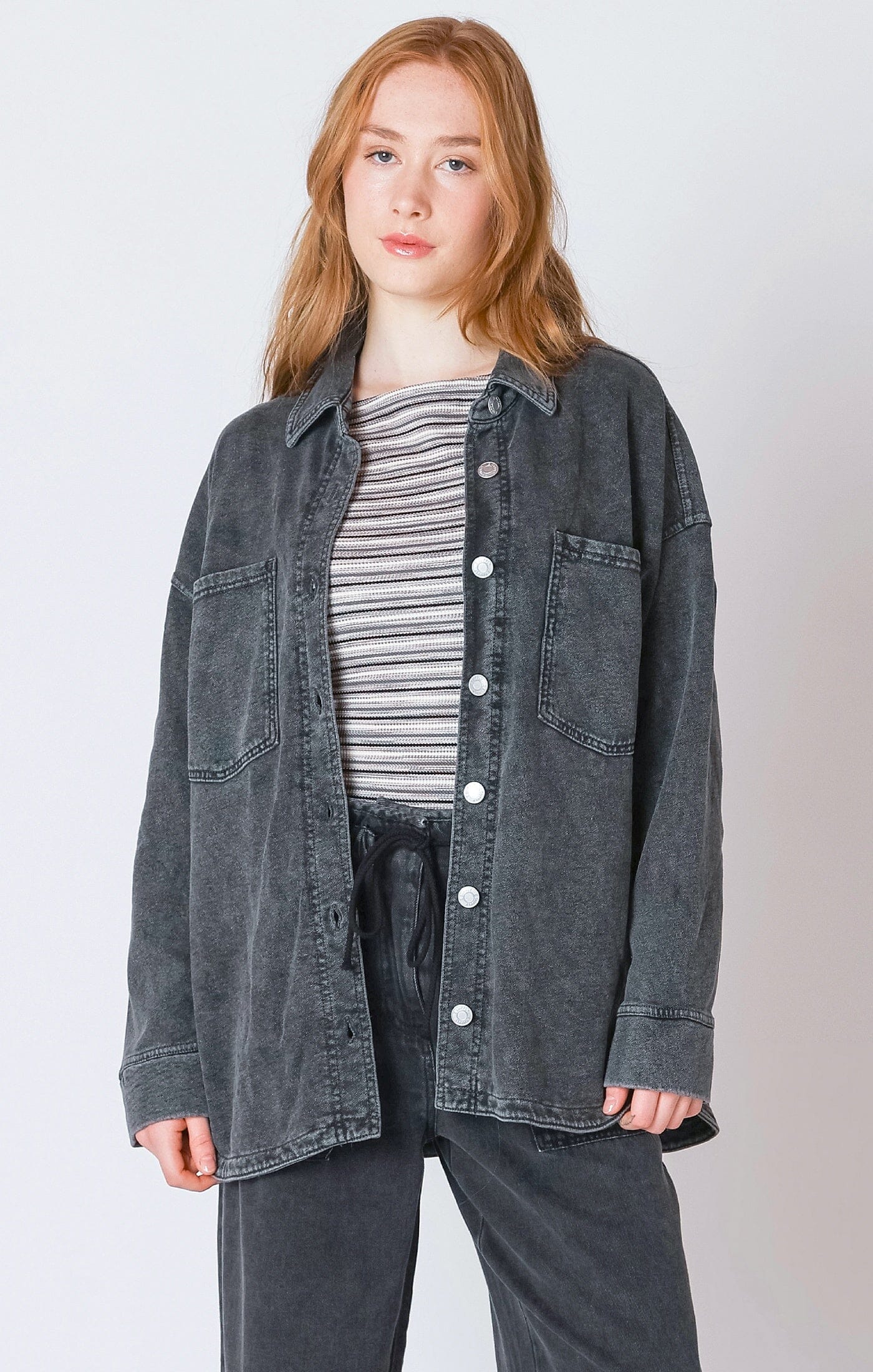 KNIT DENIM JACKET, Dex 