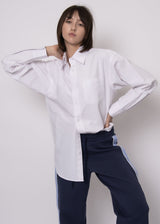 OXFORD BUTTONDOWN, RD STYLE, white oxford buttondown women