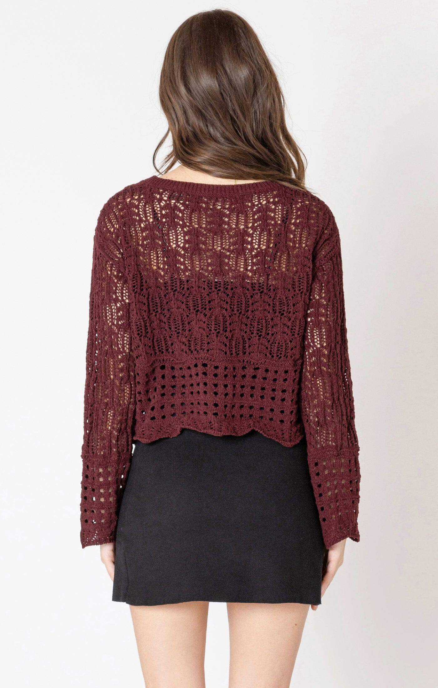 lightweight layering knit top