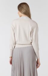 timeless women’s sweater, v neck long sleeve knit, wardrobe staple sweater, modern women’s knit