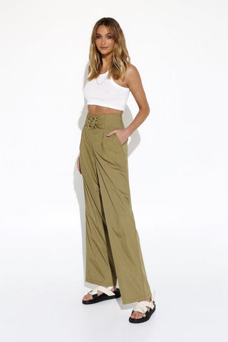 COVE PANT (OLIVE) PANT MADISON THE LABEL 