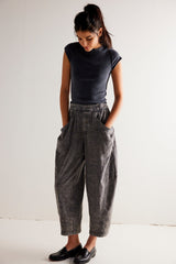 FREE PEOPLE HIGH ROAD PULL ON BARREL PANT PANT FREE PEOPLE 